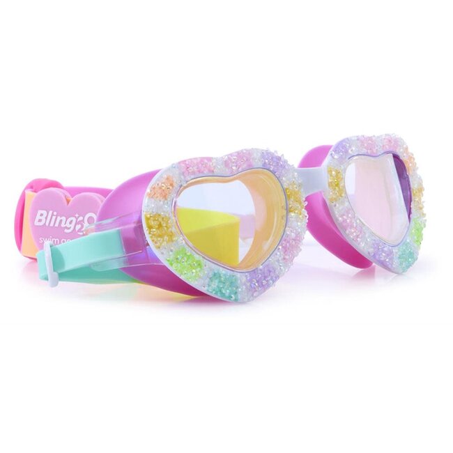 BLING2O LUNETTES DE PISCINE BLING2O 6-12ANS SWEET HEATS I LOVE CANDY