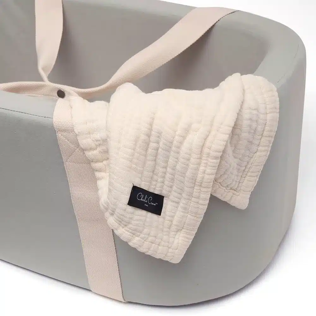 CHARLIE CRANE COUVERTURE NAISSANCE - DOLI BLANKET MILK