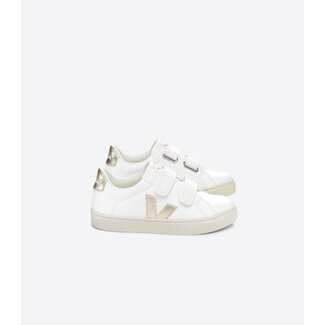 VEJA BASKET VEJA ESPLAR VELCRO - EXTRA WHITE PLATINE