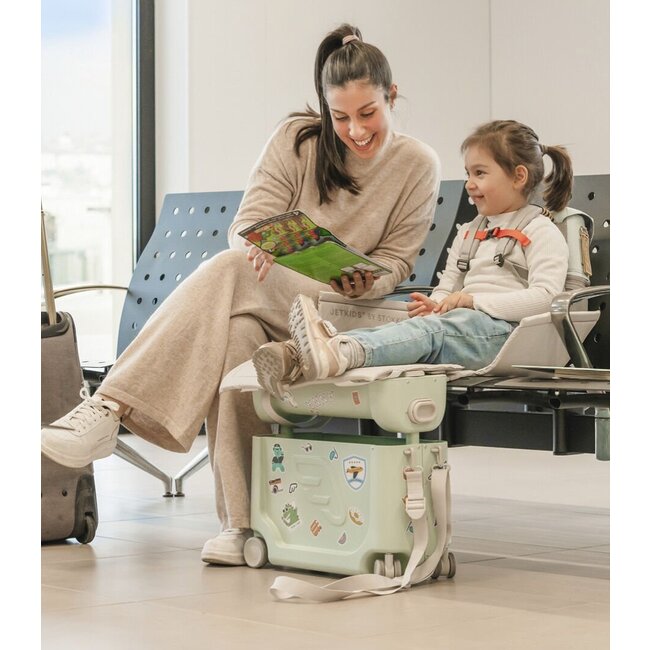 STOKKE JETKIDS - VALISE BEDBOX - VERT AURORE