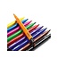 DJECO LES COULEURS - 10 FEUTRES PINCEAUX DOUBLE POINTE CLASSIQUE
