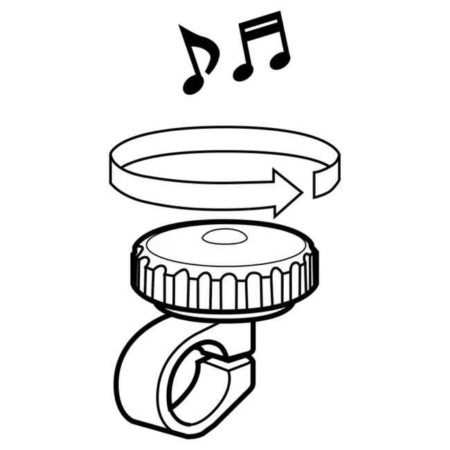 RAINETTE SONNETTE DE VÉLO TOKYOBELL X RAINETTE - TRANSPARENTE