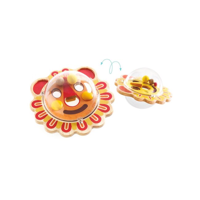 DJECO JEU D'ADRESSE BOIS TÊTE DE LION PITIWIZI +18MOIS