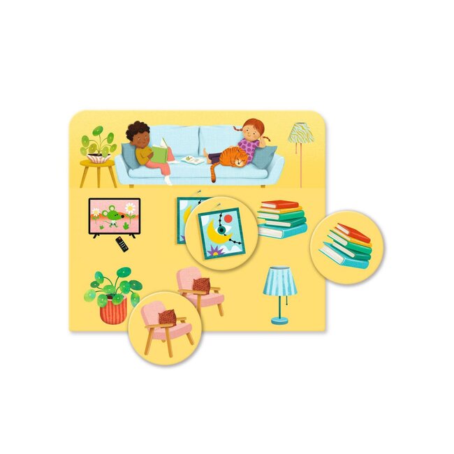 DJECO JEU DE LOTO - DANS LA MAISON 30 PCS