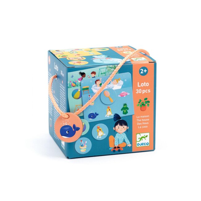 DJECO JEU DE LOTO - DANS LA MAISON 30 PCS