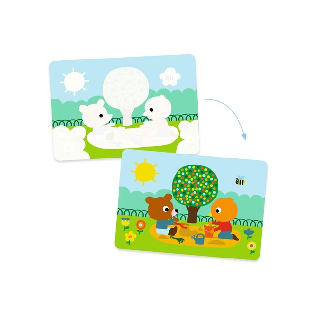 DJECO COLORIAGE DES PETITS - STYLO MAGIQUE À L'EAU AU SQUARE +18MOIS