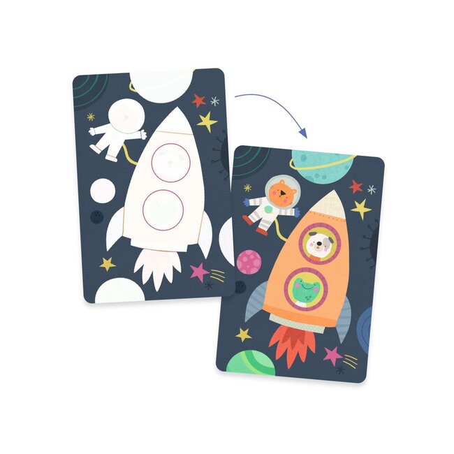 DJECO COLORIAGE DES PETITS - STYLO MAGIQUE À L'EAU EN ROUTE +18MOIS