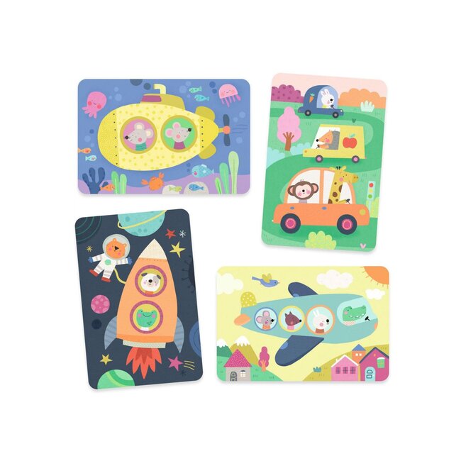 DJECO CARTES À GRATTER DES PETITS  - C'EST RIGOLO À DÉCOUVRIR +18MOIS