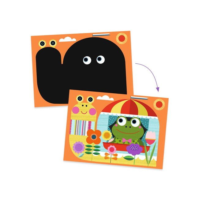 DJECO CARTES À GRATTER DES PETITS  - C'EST RIGOLO À DÉCOUVRIR +18MOIS