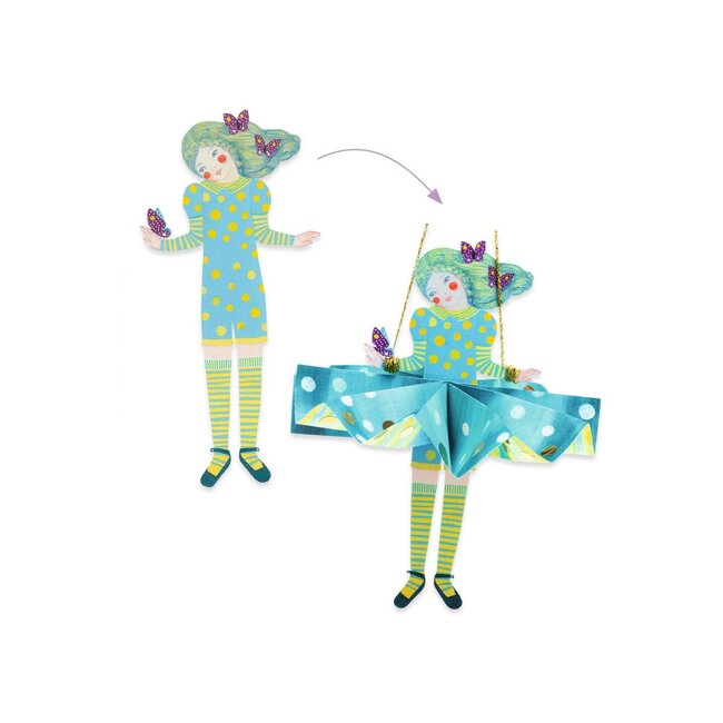 DJECO PAPIER CRÉATIF - PLIAGE ROBES DE PAPIER 6-10ANS