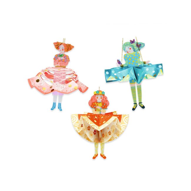 DJECO PAPIER CRÉATIF - PLIAGE ROBES DE PAPIER 6-10ANS