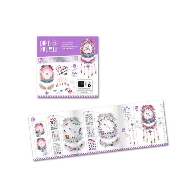 DJECO DIY - HORLOGE À CRÉER COUCOU 6-12ANS