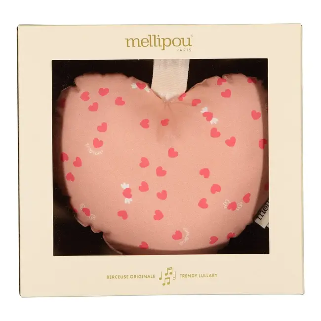 MELLIPOU MINI BOITE A MUSIQUE - COEUR AMOUR - STEVIE WONDER