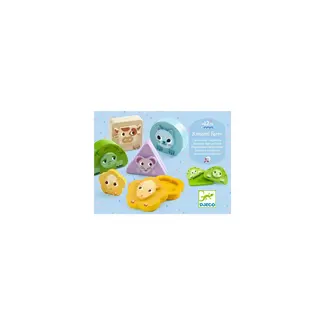 DJECO PUZZLE D'ENCASTREMENT MAGNÉTIQUE KIMAMI FARM