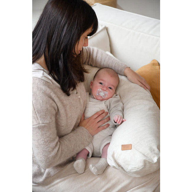 BEABA COUSSIN D'ALLAITEMENT BIG FLOPSY - LIN NATUREL