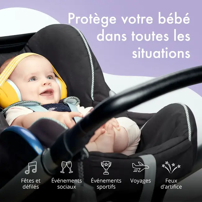 ALPINE CASQUE DE PROTECTION AUDITIVE BÉBÉ ALPINE MUFFY BLEU