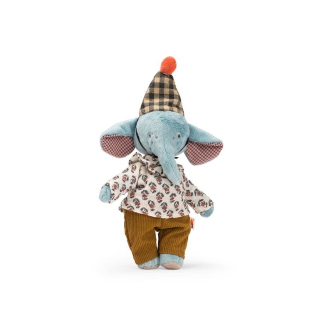 MOULIN ROTY POUPÉE ARTICULÉE PABLO L'ÉLÉPHANT - LES MINOUCHKAS