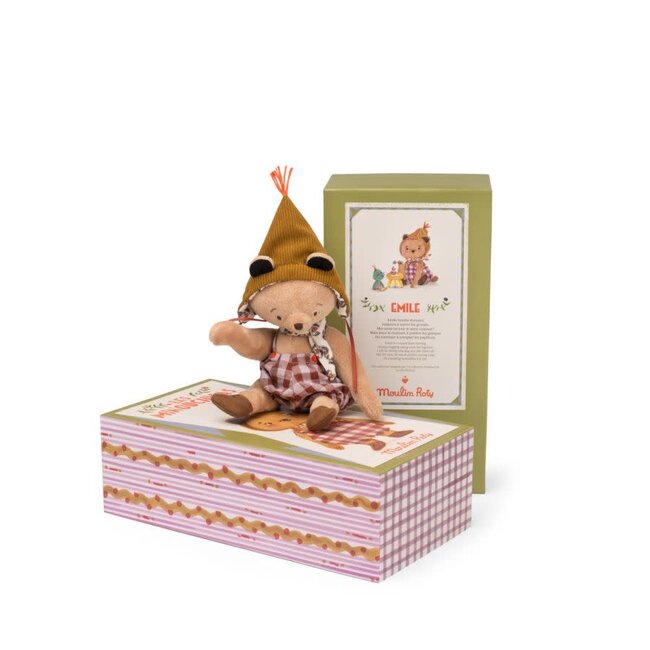 MOULIN ROTY POUPÉE ARTICULÉE EMILE LE PETIT OURS - LES MINOUCHKAS