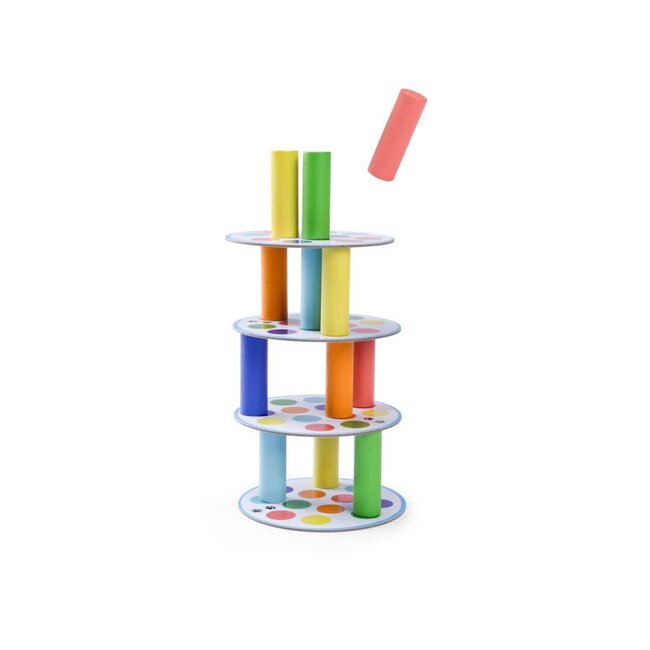 MOULIN ROTY JEU D'ADRESSE MÉGA TOUR - LES LOUFOQUES