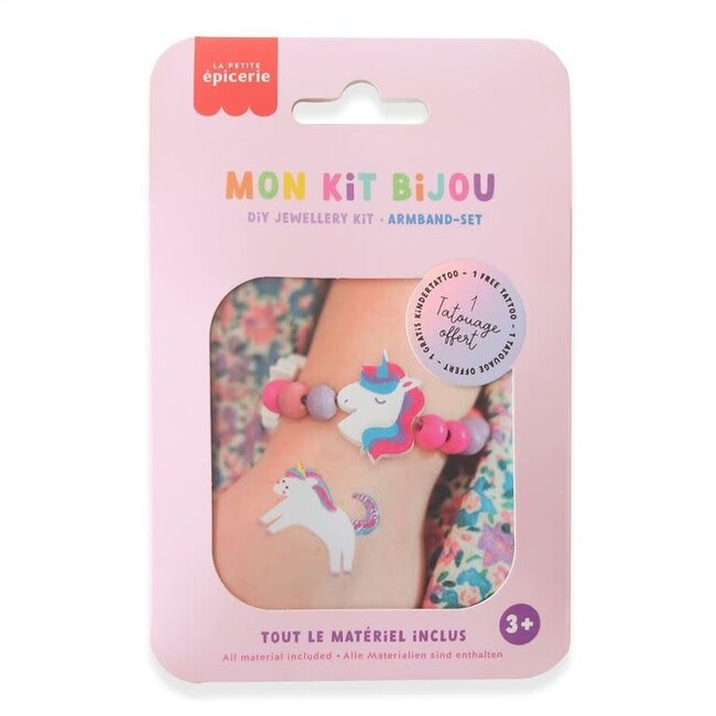 LA PETITE ÉPICERIE DIY - MON KIT BIJOU ENFANT - BRACELET LICORNES