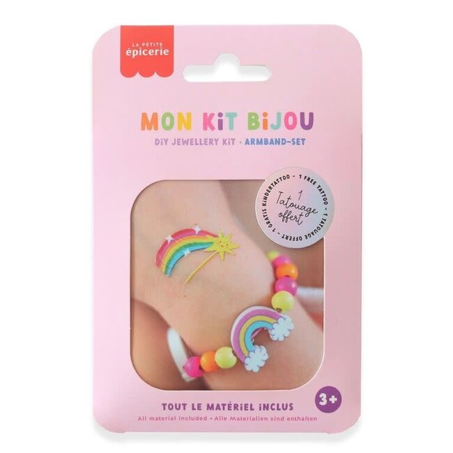 LA PETITE ÉPICERIE DIY - MON KIT BIJOU ENFANT - BRACELET ARC-EN-CIEL