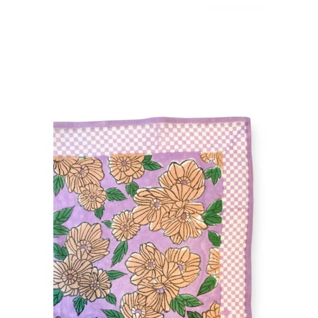 APACHES BLOOM LAVANDE - PETIT FOULARD APACHES MANIKA