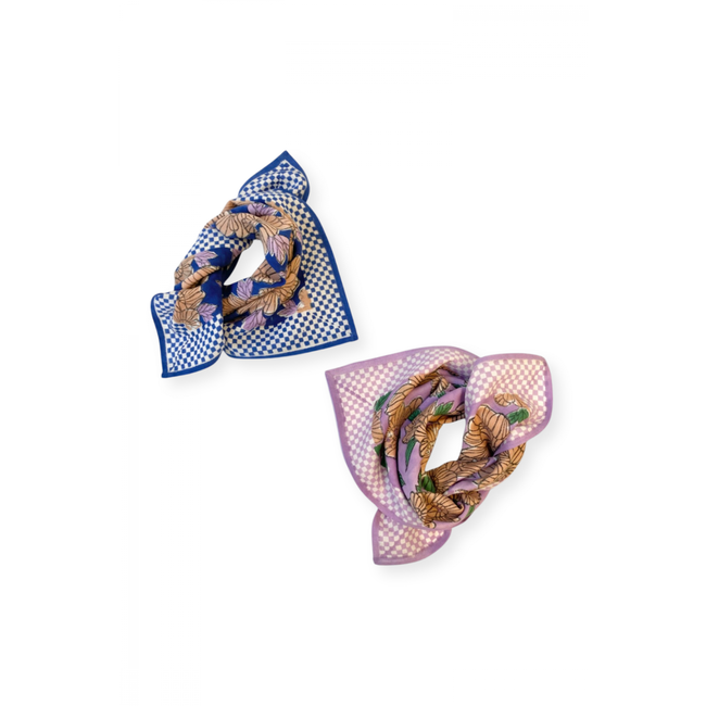 APACHES BLOOM LAVANDE - PETIT FOULARD APACHES MANIKA