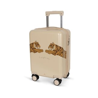 KONGES SLOJD VALISE À ROULETTES - TIGRE TIGER