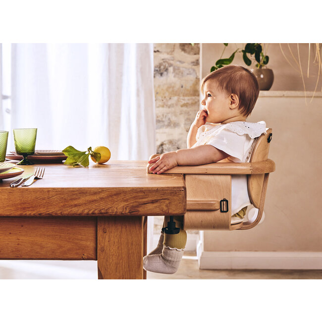 CHARLIE CRANE HIKO -  CHAISE DE TABLE / BAR BOIS NATUREL