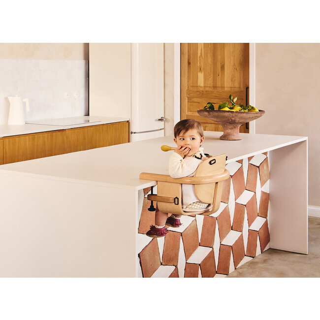 CHARLIE CRANE HIKO -  CHAISE DE TABLE / BAR BOIS NATUREL