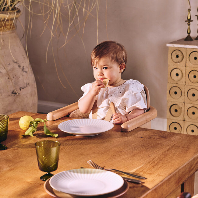 CHARLIE CRANE HIKO -  COUSSIN POUR CHAISE DE TABLE HIKO - FUR MILK