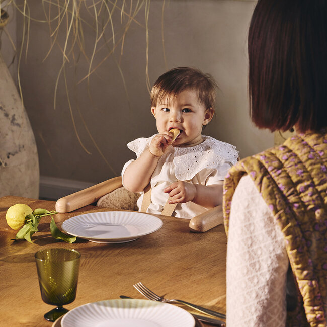 CHARLIE CRANE HIKO -  COUSSIN POUR CHAISE DE TABLE HIKO - FUR MILK