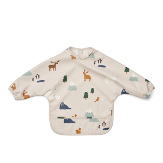 LIEWOOD BAVOIR TABLIER AVEC MANCHES "MERLE" POLAR SANDY