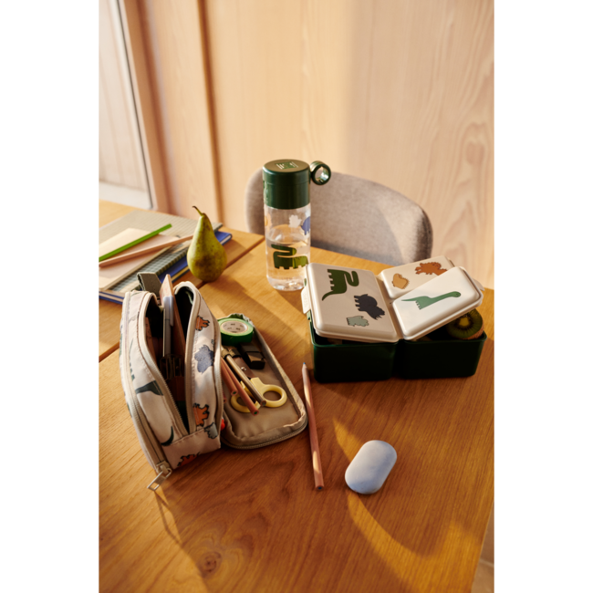 LIEWOOD GOURDE 350ML CLEMENCE DINOSAURS / MIST