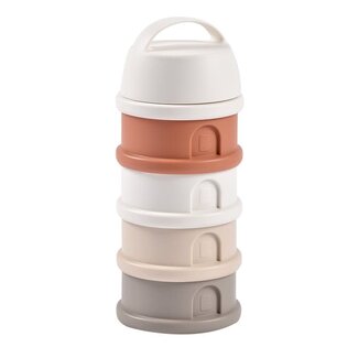 BEABA BOÎTE DOSEUSE DE LAIT 4 COMPARTIMENTS - COTTON TERRACOTTA