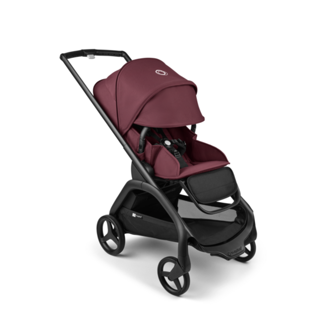 BUGABOO BUGABOO DRAGONFLY - POUSSETTE COMPLÈTE - BLACK / CERISE INTENSE
