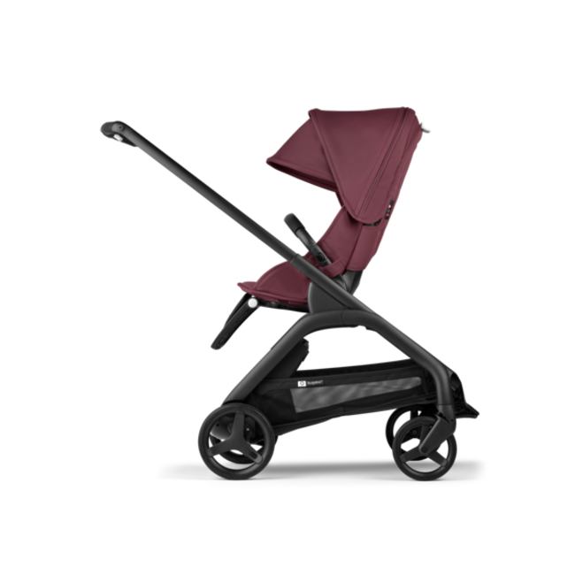 BUGABOO BUGABOO DRAGONFLY - POUSSETTE COMPLÈTE - BLACK / CERISE INTENSE