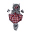 GREAT PRETENDERS DÉGUISEMENT - VESTE FOURRURE & GANTS LOUP  4-6ANS