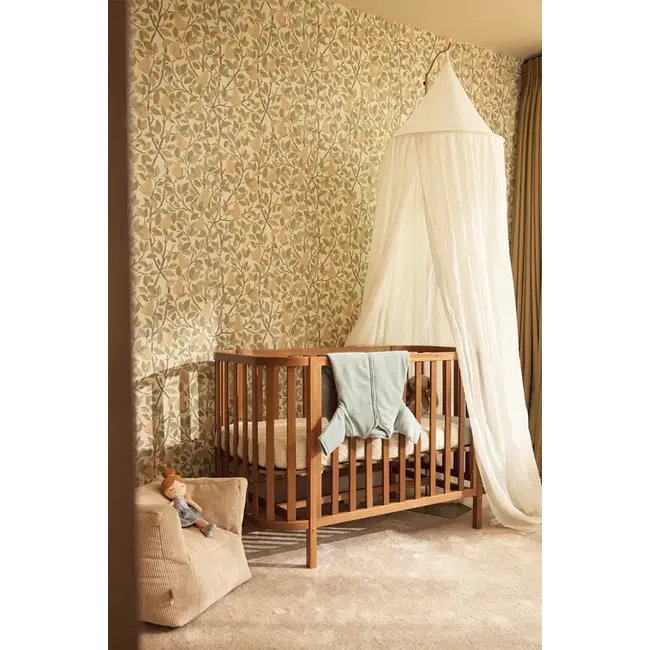 JOLLEIN FAUTEUIL POUF  POUR ENFANT VELOURS COTELE - NATUREL