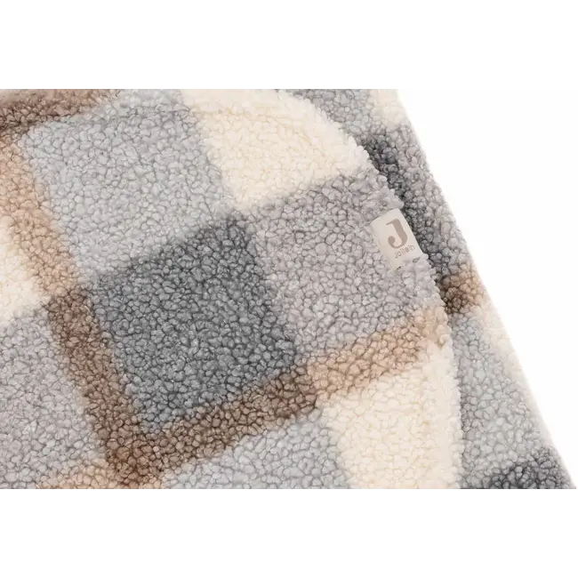 JOLLEIN COUVERTURE PORTEFEUILLE BUNNY - CHECK BOUCLE