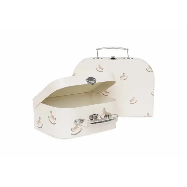 JOLLEIN SET DE 2 VALISETTES A JOUETS EN CARTON - NOSTALGIC RIDE
