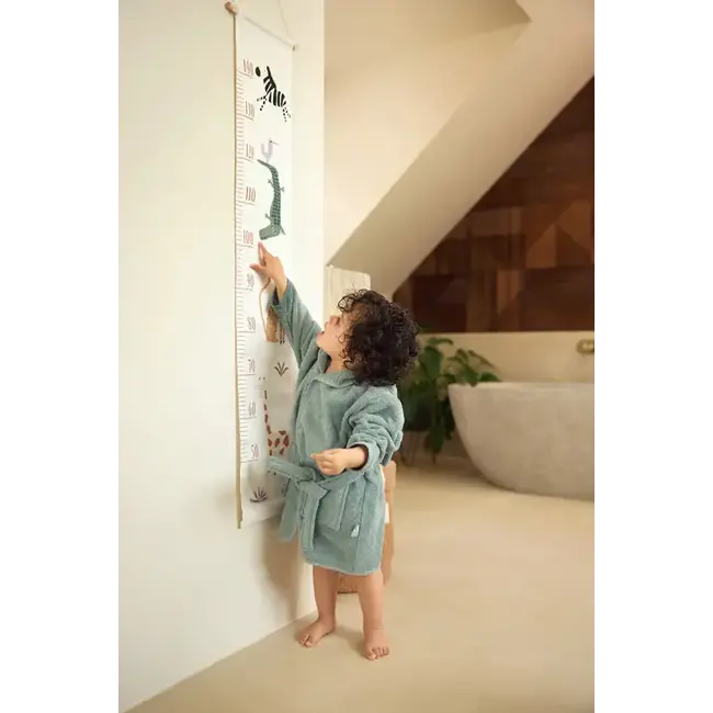 JOLLEIN PEIGNOIR EN EPONGE - SEA GREEN