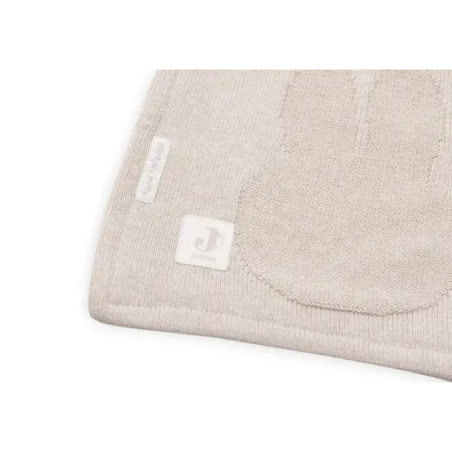 JOLLEIN COUVERTURE COTON DOUBLEE VELOURS 75X100CM - MIFFY NOUGAT/CORAL FLEECE