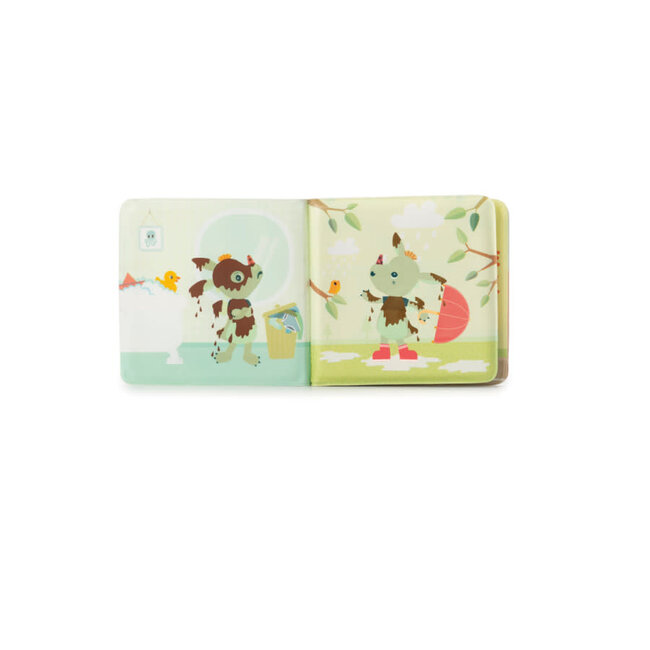 LILLIPUTIENS LIVRE DE BAIN MAGIQUE DRAGON JOE "WASH WASH"