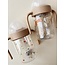 KONGES SLOJD GOURDE BÉBÉ AVEC ANSES 250ML - MULTI HEARTS