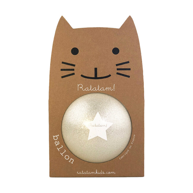 RATATAM BALLON CHAT SUMMER PAILLETTES ARGENT