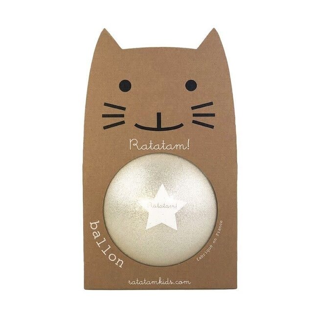 RATATAM BALLON CHAT SUMMER PAILLETTES ARGENT
