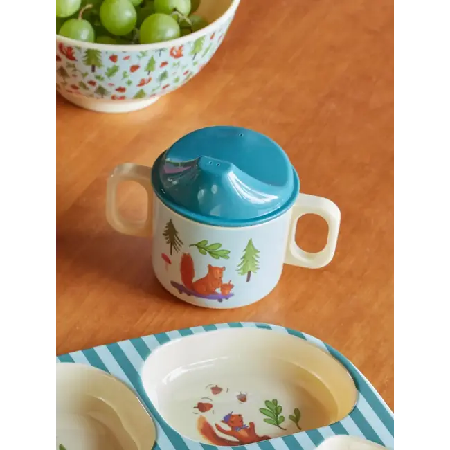 RICE GOBELET ANSE & BEC RICE - BLUE HAPPY FOREST