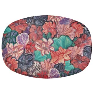 RICE ASSIETTE PLATEAU RICE - FOREST FLOWER