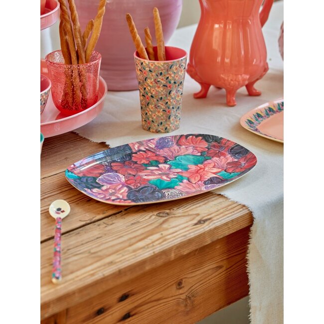 RICE ASSIETTE PLATEAU RICE - FOREST FLOWER